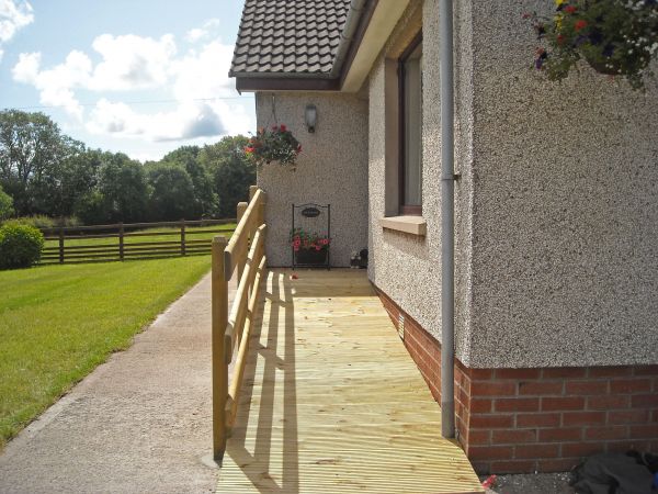 Hardwood Ramp Installation in Prescott